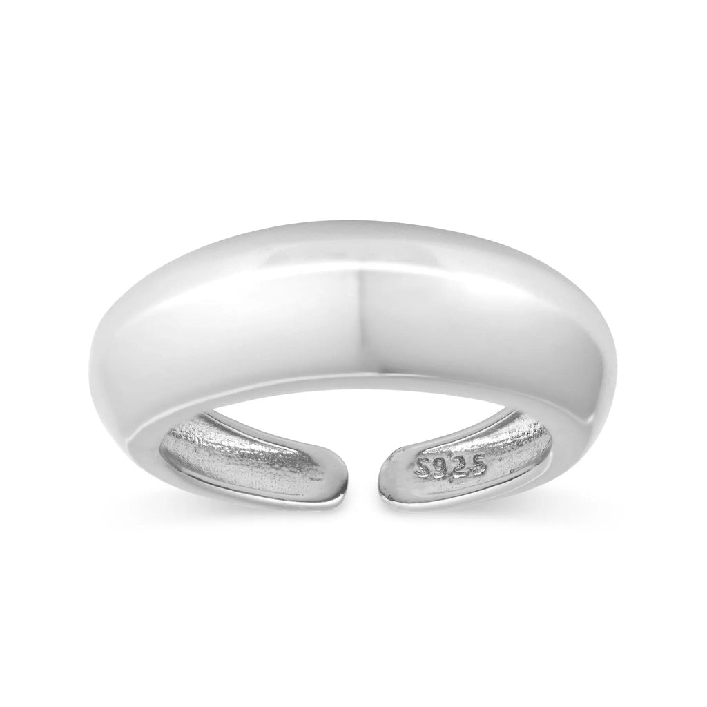 Silver on sale dome ring