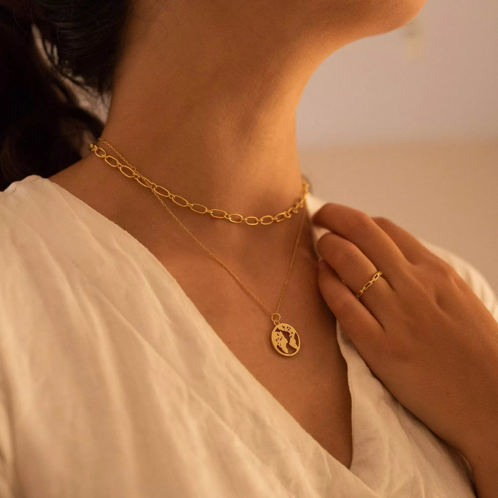 Thick 18K Gold Chain Necklace - Necklaces - Elk & Bloom