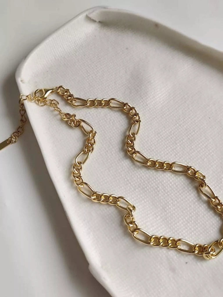 Thick 18K Gold Link Chain Necklace - Necklaces - Elk & Bloom