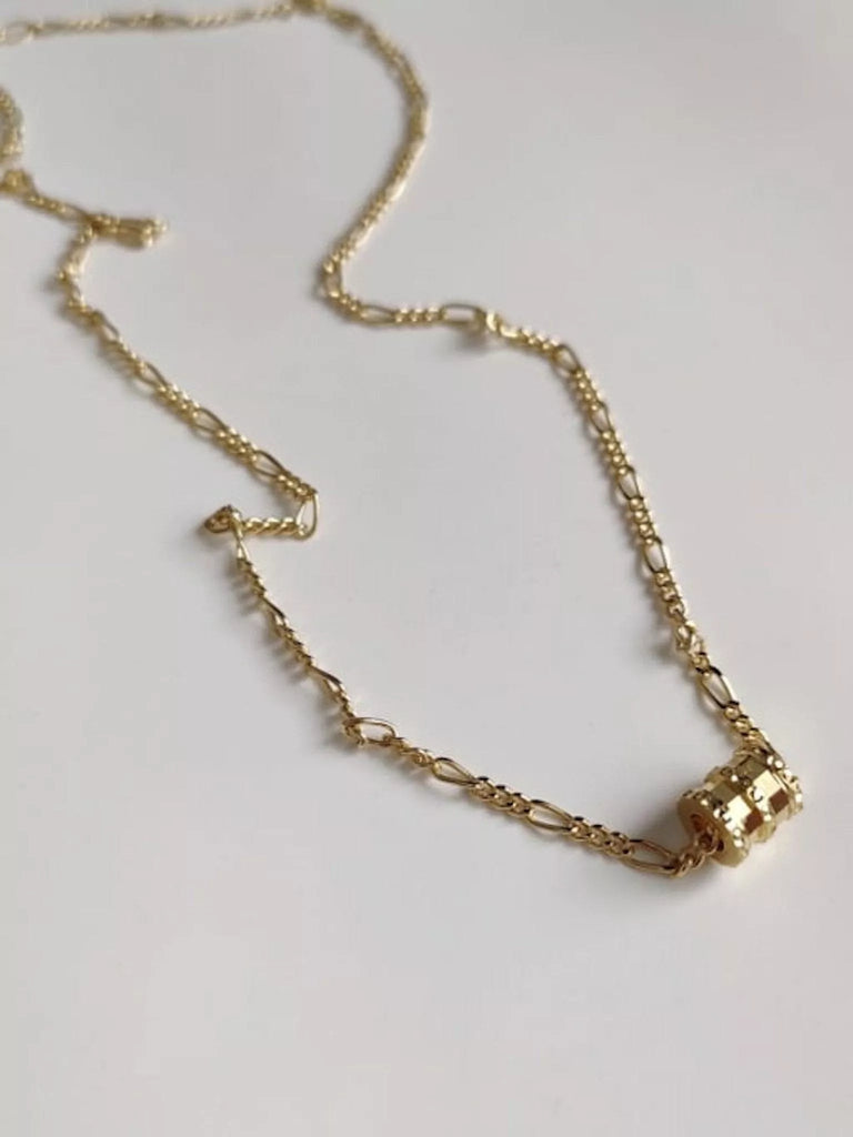 Thin 18K Gold Link Chain Necklace - Necklaces - Elk & Bloom